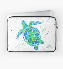 Sea Turtle by Jan Marvin Laptop Sleeve