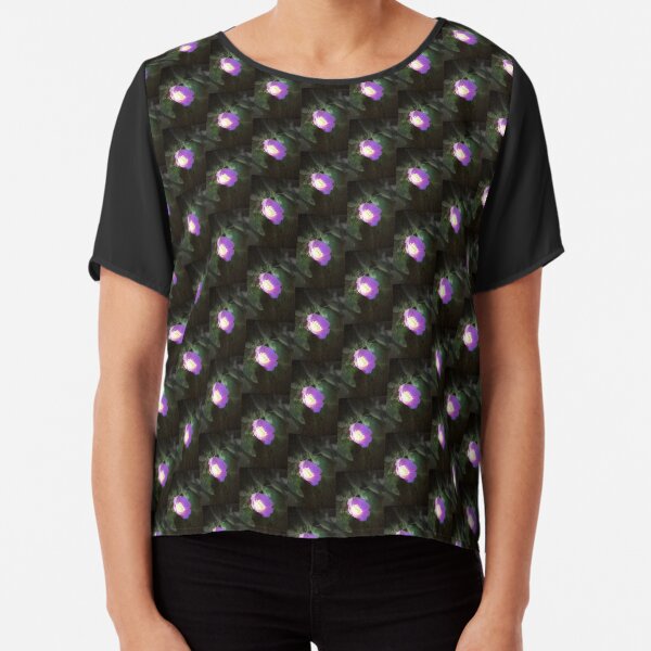 glowing old fashioned rose elegance Chiffon Top