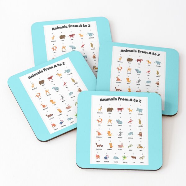 Item preview, Animals alphabet for kids designed and sold by ArtAndDesignA.
