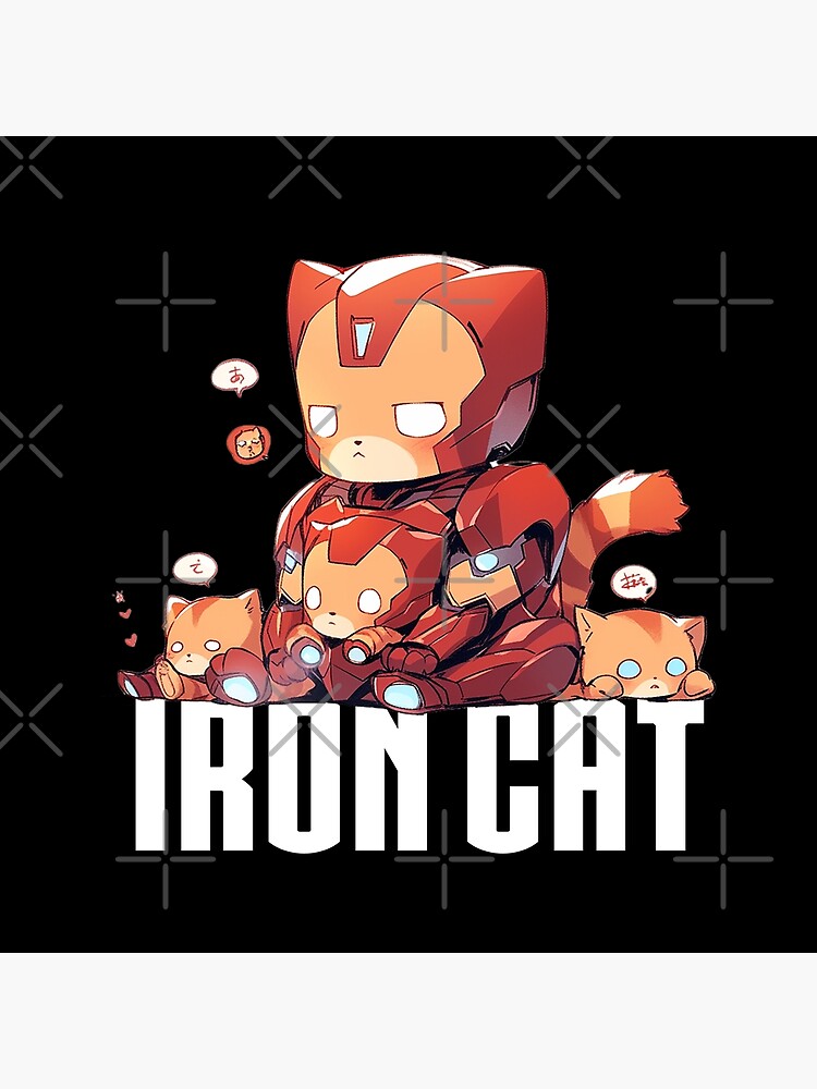 IRON CAT BlACK Poster