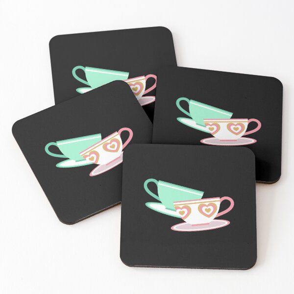 Item preview, Mad Tea Party Teacups - Pink  Green   	 designed and sold by ngiprllfuo47.