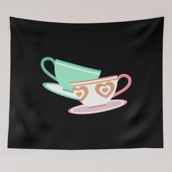 Item preview, Mad Tea Party Teacups - Pink  Green   	 designed and sold by ngiprllfuo47.