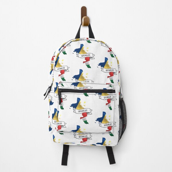 Item preview, Serene Mahe Island Silhouette with Seychelles Flag designed and sold by One Stop Original Designs.