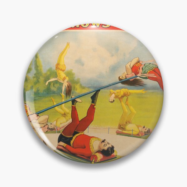 Item preview, STK501839A-Vintage circus poster showing acrobatic acts. designed and sold by StocktrekImages.