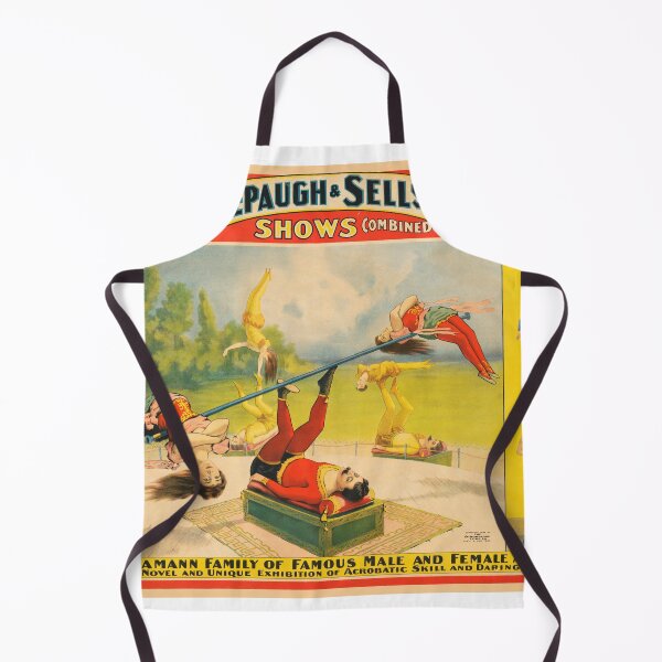 Item preview, STK501839A-Vintage circus poster showing acrobatic acts. designed and sold by StocktrekImages.