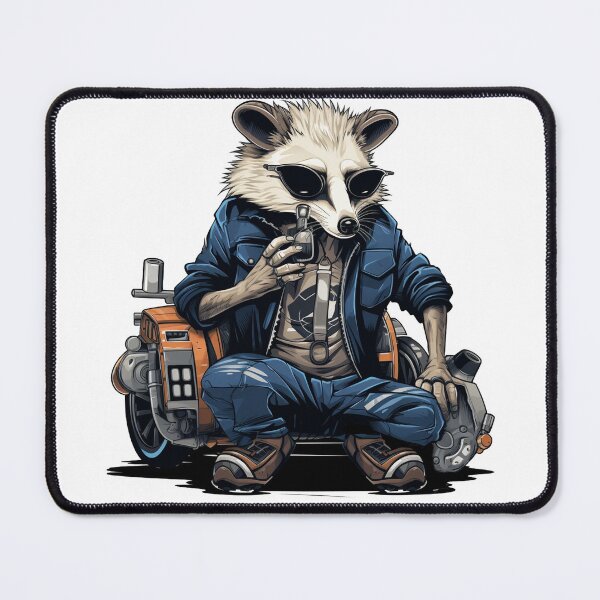 Item preview, Streetwise Opossum Mechanic Vibes | Opossum Lovers designed and sold by DarcoDesigns.
