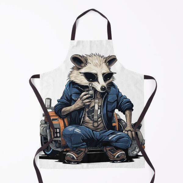 Item preview, Streetwise Opossum Mechanic Vibes | Opossum Lovers designed and sold by DarcoDesigns.