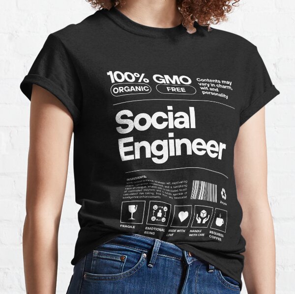 Item preview, Social Engineering Elixir: Contents May Vary - Black Tee designed and sold by SocialHack.