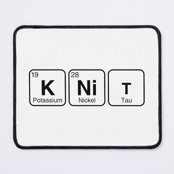 Item preview, Knitter Life - Knit Periodic Table designed and sold by humnoo.