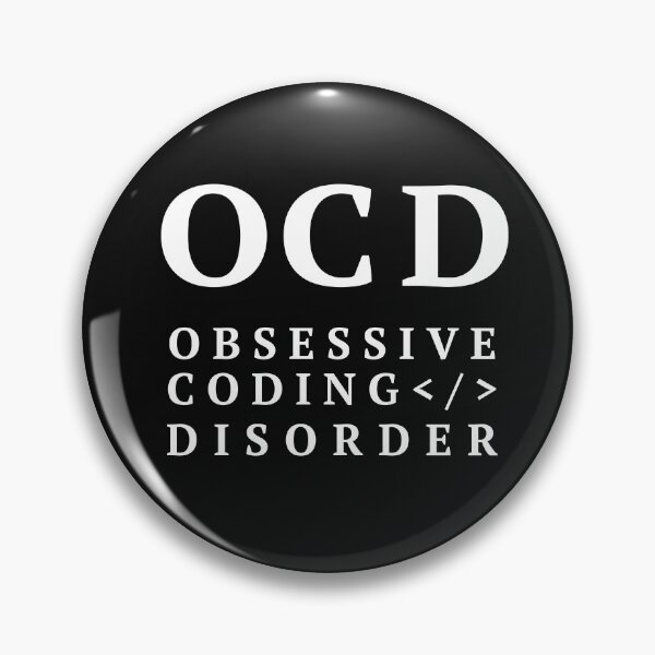 Item preview, OCD, Obsessive Coding Disorder designed and sold by Code  Monkeys.