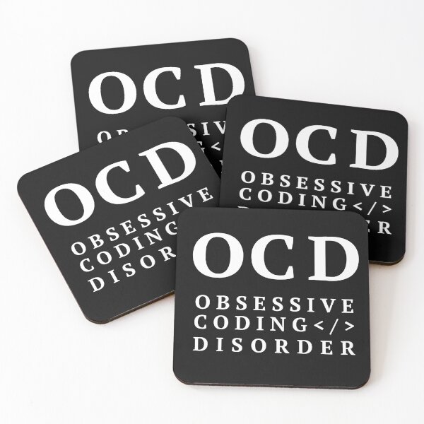Item preview, OCD, Obsessive Coding Disorder designed and sold by Code  Monkeys.