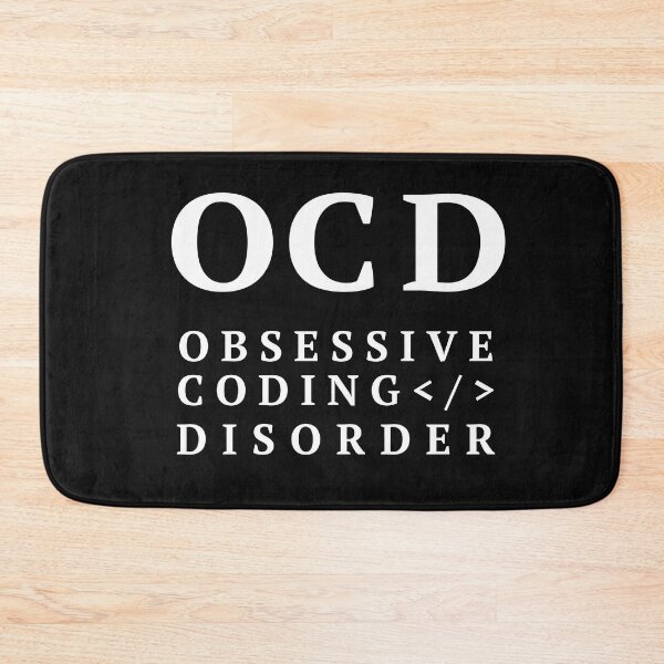 Item preview, OCD, Obsessive Coding Disorder designed and sold by Code  Monkeys.