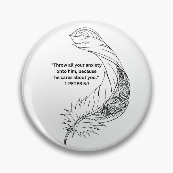 Item preview, 1 peter 5:7 designed and sold by FeatherProject.