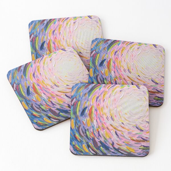 Item preview, Pink and Blue School of Fish Sardines Swimming  designed and sold by NikkofTime.