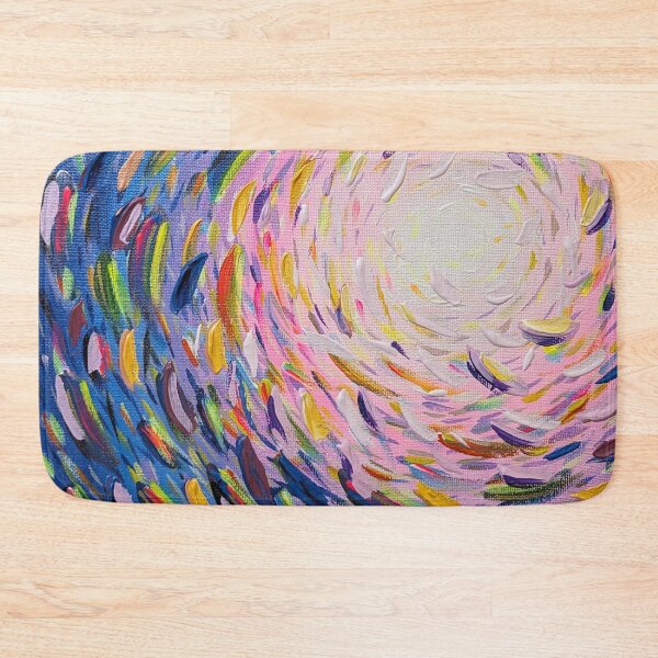 Item preview, Pink and Blue School of Fish Sardines Swimming  designed and sold by NikkofTime.