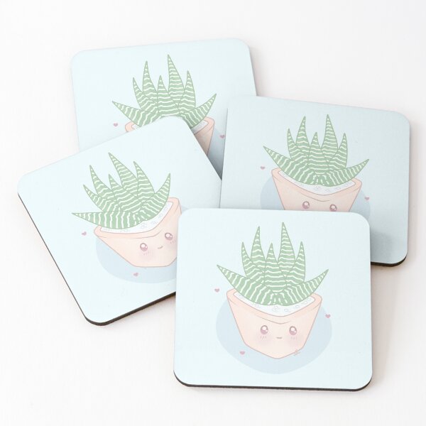Item preview, Anime Aesthetic Zebra Plant - Succulent (Haworthiopsis Attenuata) II designed and sold by anacecilia.