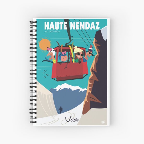 Aperçu de l'œuvre Affiche ski Haute Nendaz créée et vendue par GAGodel.