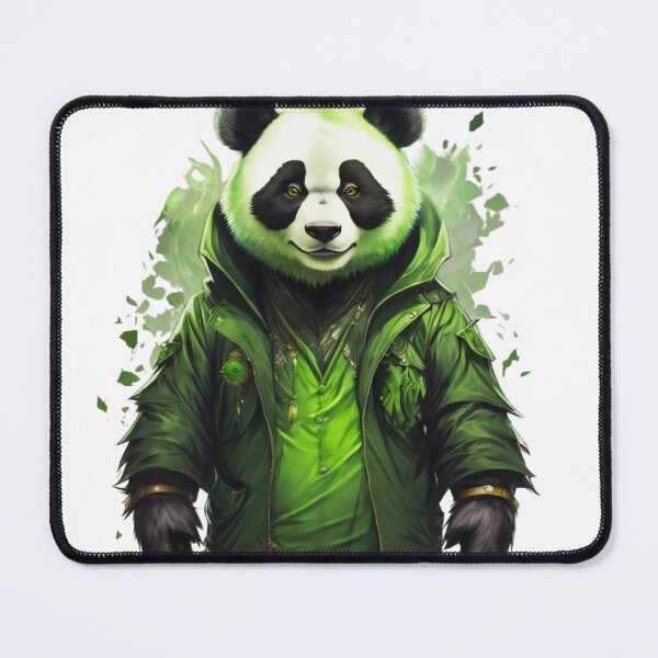 Item preview, Enchanted Emerald Panda: Green Dreams Collection designed and sold by irosh madushan.