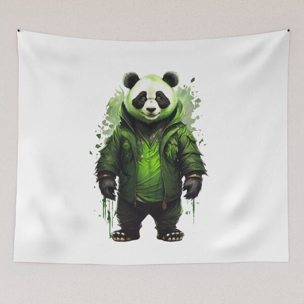 Item preview, Enchanted Emerald Panda: Green Dreams Collection designed and sold by irosh madushan.