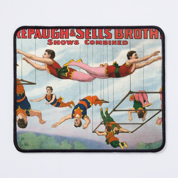 Item preview, STK501842A-Vintage circus poster of Hanlon Troupe, circa 1899. designed and sold by StocktrekImages.