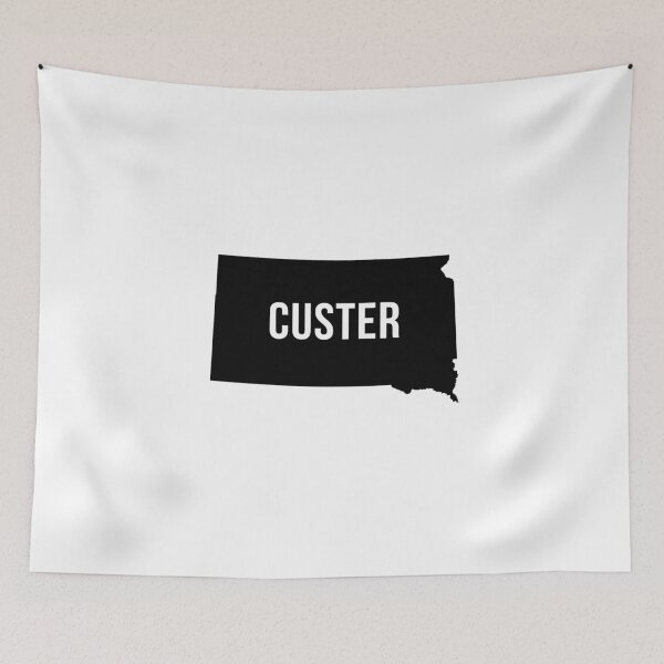 Item preview, Custer, South Dakota Silhouette designed and sold by CartoCreative.