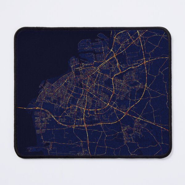 Item preview, Malmo, Sweden Map - City At Night designed and sold by deMAP.