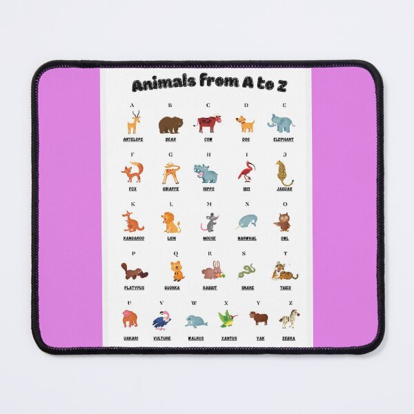 Item preview, Animals alphabet for kids designed and sold by ArtAndDesignA.