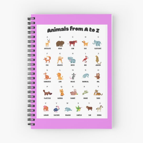 Item preview, Animals alphabet for kids designed and sold by ArtAndDesignA.