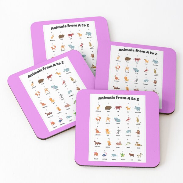 Item preview, Animals alphabet for kids designed and sold by ArtAndDesignA.