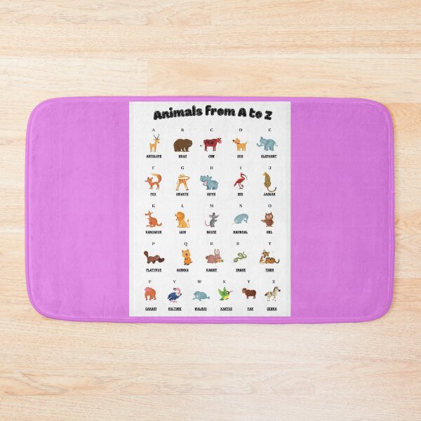 Item preview, Animals alphabet for kids designed and sold by ArtAndDesignA.