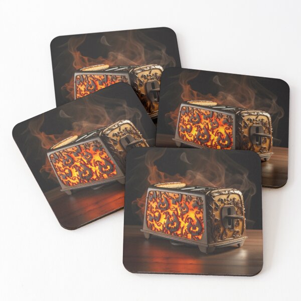 Item preview, Spooky Haunted Toaster Coaster #1 designed and sold by Now-IS-Later.
