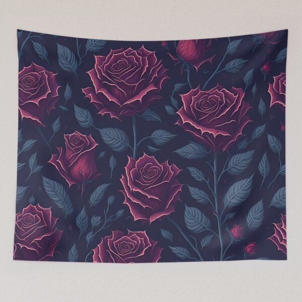 Item preview, Enchanting Scarlet Roses! designed and sold by MeowtifullyCute.