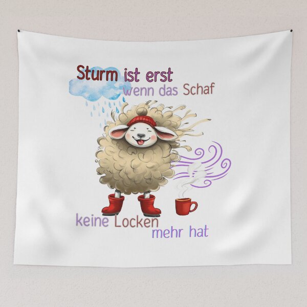Item preview, Sheep; There is only a storm when the sheep has no more curls designed and sold by gringourmand.