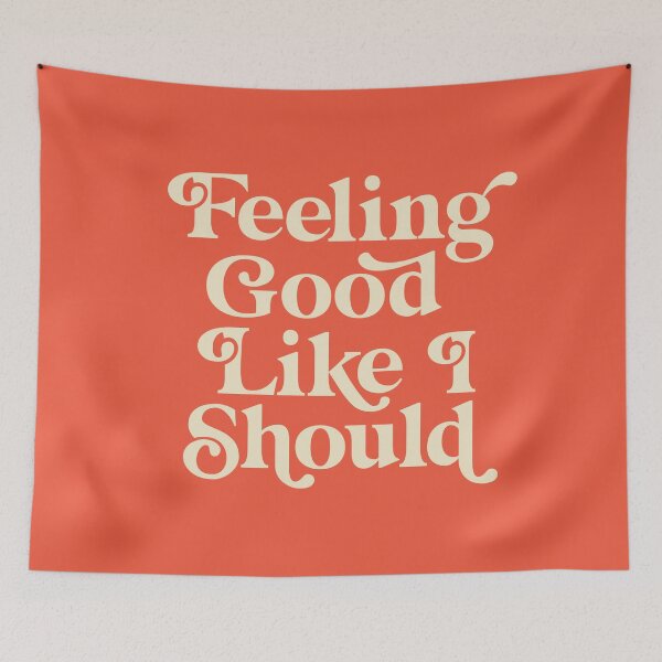 Item preview, Feeling Good Like I Should by The Motivated Type in Red and White designed and sold by MotivatedType.