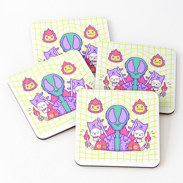 Aperçu de l'œuvre gang extraterrestre créée et vendue par YQvibe Studio.
