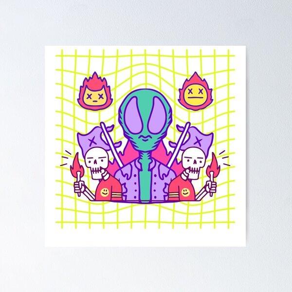 Item preview, alien gang designed and sold by YQvibe Studio.