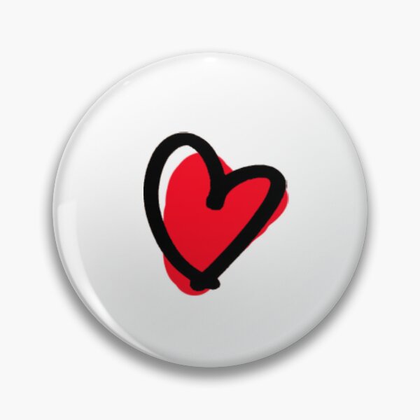 Item preview, Heart drawn in red designed and sold by 10kamp.