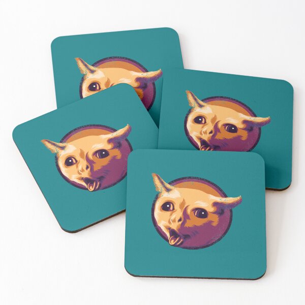 Item preview, Coughing Cat Retarded Meme   designed and sold by GrayceHudson.