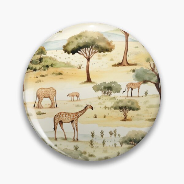 Artikelvorschau, Afrika, Land, Savanne, Aquarell, Seamless, Pattern entworfen und verkauft von PutsGroup.