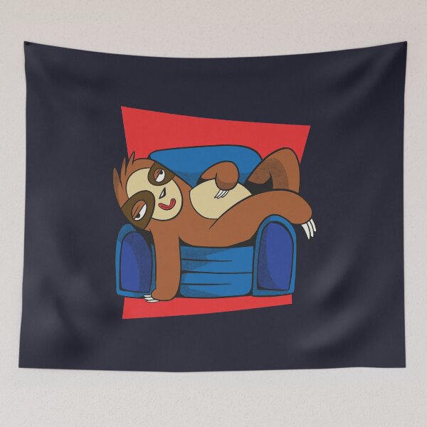 Item preview, sloth on the couch designed and sold by DerSenat.
