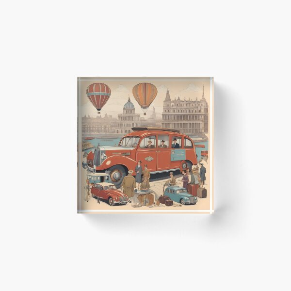 Item preview, Journey in the 1940s with a red car designed and sold by DevemDavam.