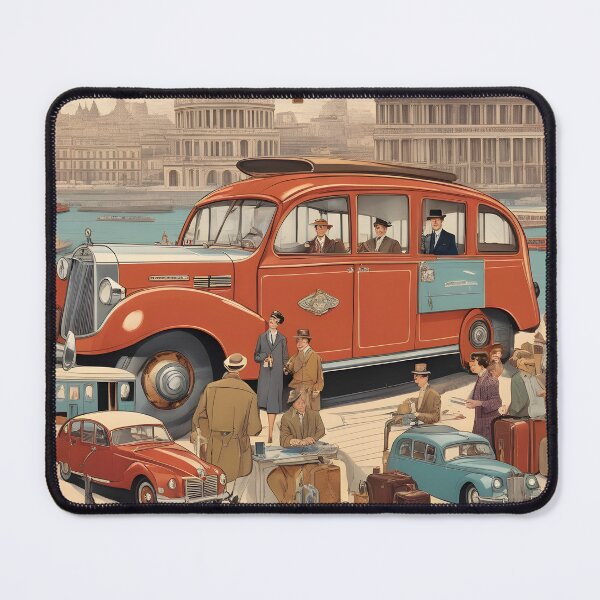 Item preview, Journey in the 1940s with a red car designed and sold by DevemDavam.