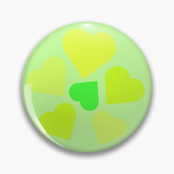 Item preview, Yellow and Green Heart Cluster designed and sold by AASparksDesigns.