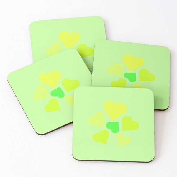 Item preview, Yellow and Green Heart Cluster designed and sold by AASparksDesigns.
