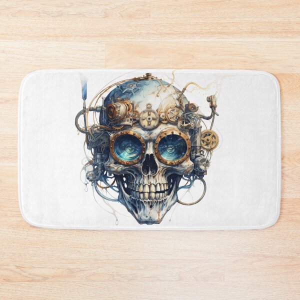 Item preview, Steampunk Skull with Clockwork Gears designed and sold by SchorlCraft.