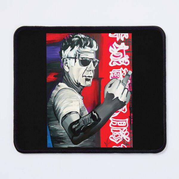 Item preview, painting canvas art anthony bourdain designed and sold by AdFreeBrice.
