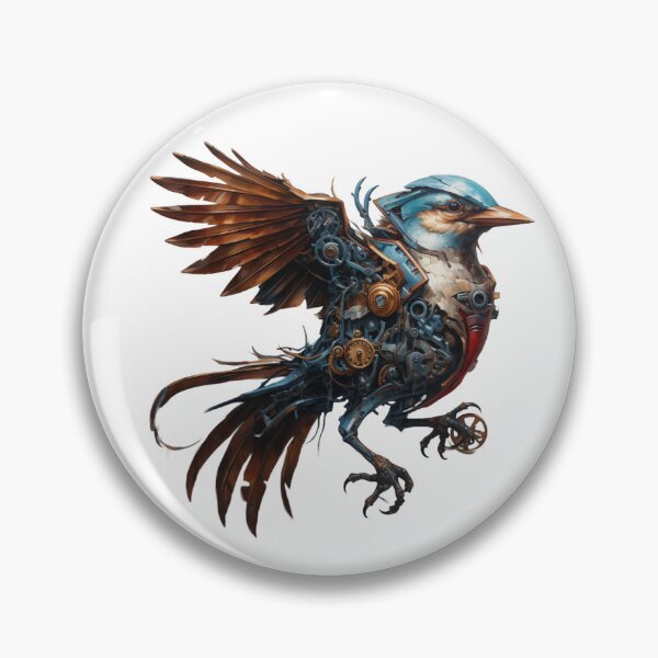 Item preview, Steampunk Bird made of Clockwork Gears designed and sold by SchorlCraft.