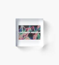 Continental Breakfast Acrylic Block
