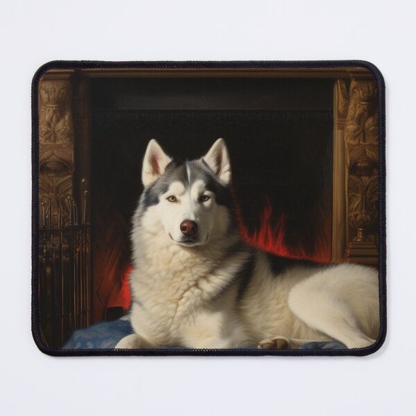 Item preview, Siberian Husky 1800s Neoclassical-Inspired designed and sold by furrypixels.
