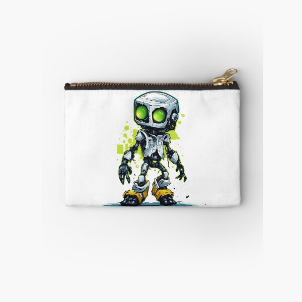 Item preview, Cyberpunk Robot – Cute Retro Futurist Companion designed and sold by SchorlCraft.